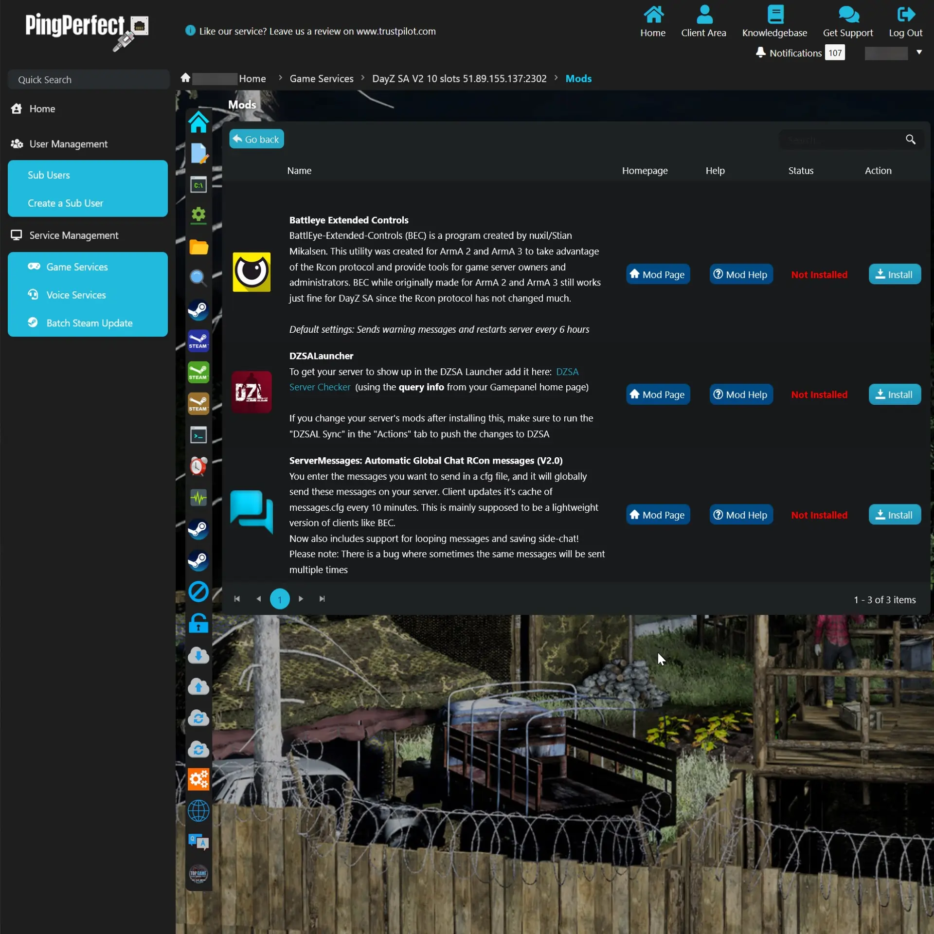 Gamepanel Mod Manager Image